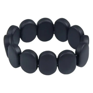 Natural Black Bian Stone Bracelet-Your Soul Place